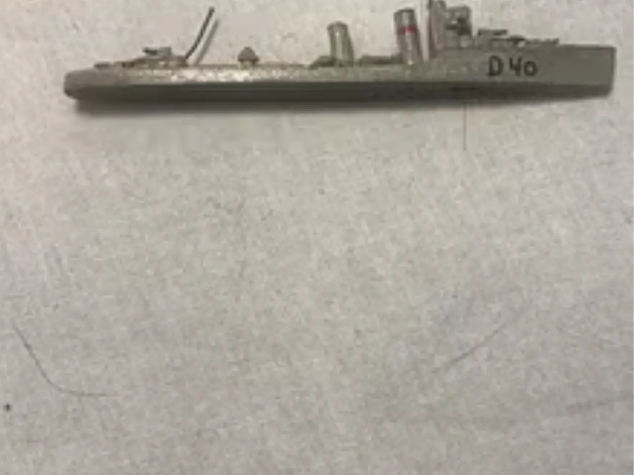 Billede 1 - Model af destroyer D 40.