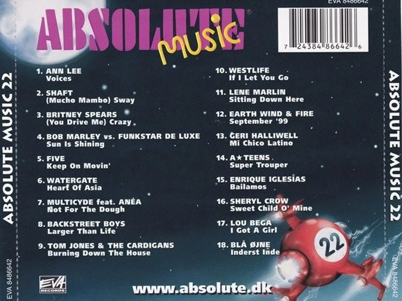 Billede 2 - Diverse kunstnere – Absolute Music 22 – CD