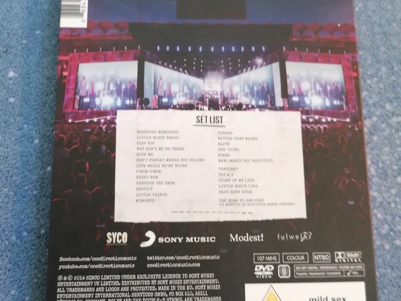 Billede 2 - One Direction - Where We Are Live from San Siro St