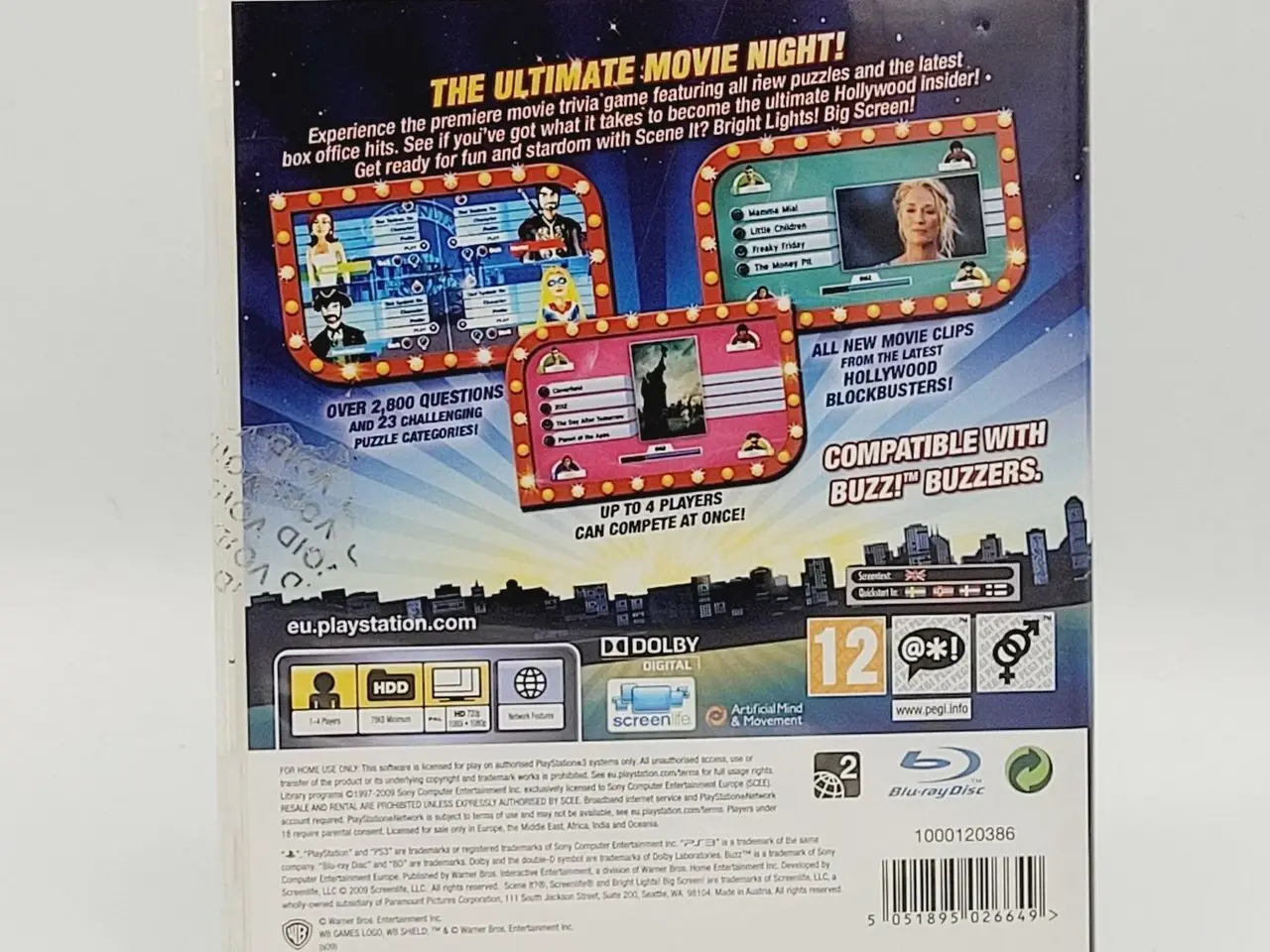 Billede 2 - ⭐️ PS3: Scene It? Bright Lights! Big Screen!