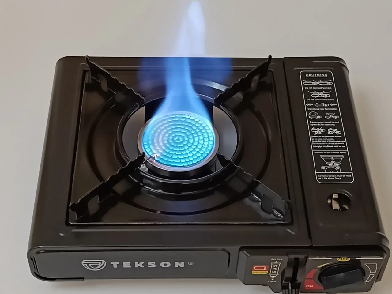Billede 4 - NY! 2500W Gaskomfur + Gas Sæt + Grillplade