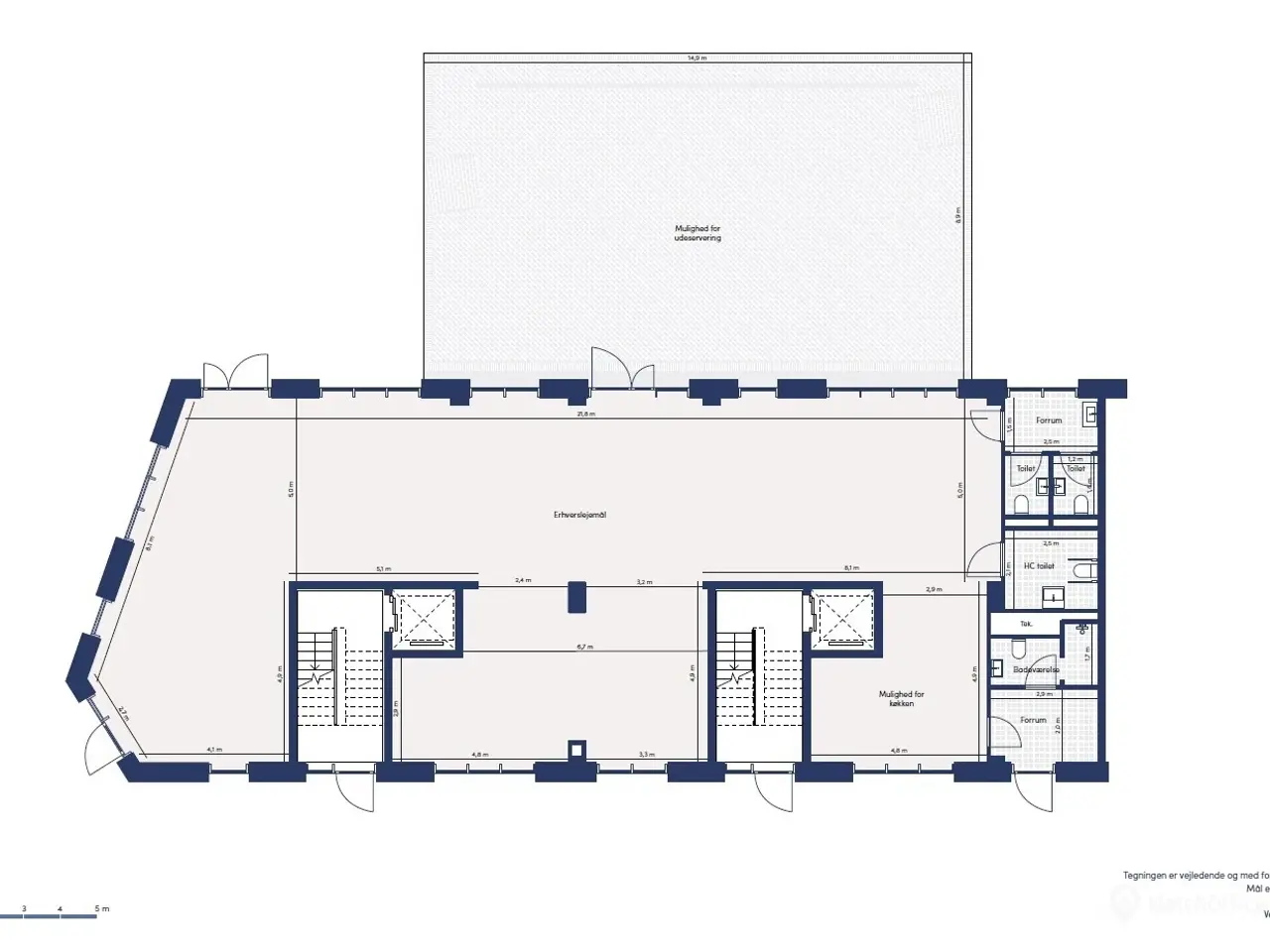 Billede 6 - 258 m² restaurant/café • Nyopført • Nabo til Netto