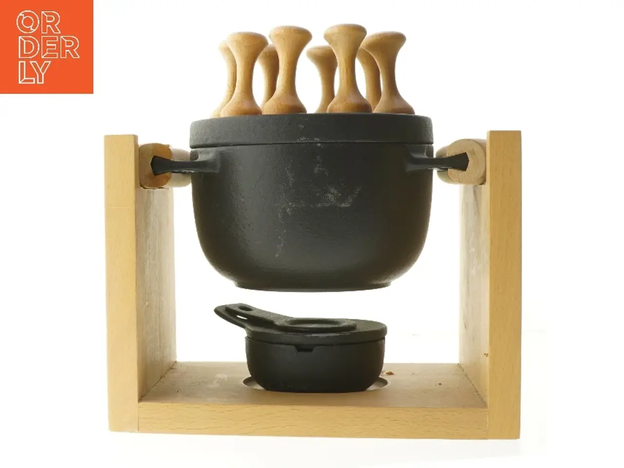 Billede 1 - Fondue sæt (str. 26x17 cm)