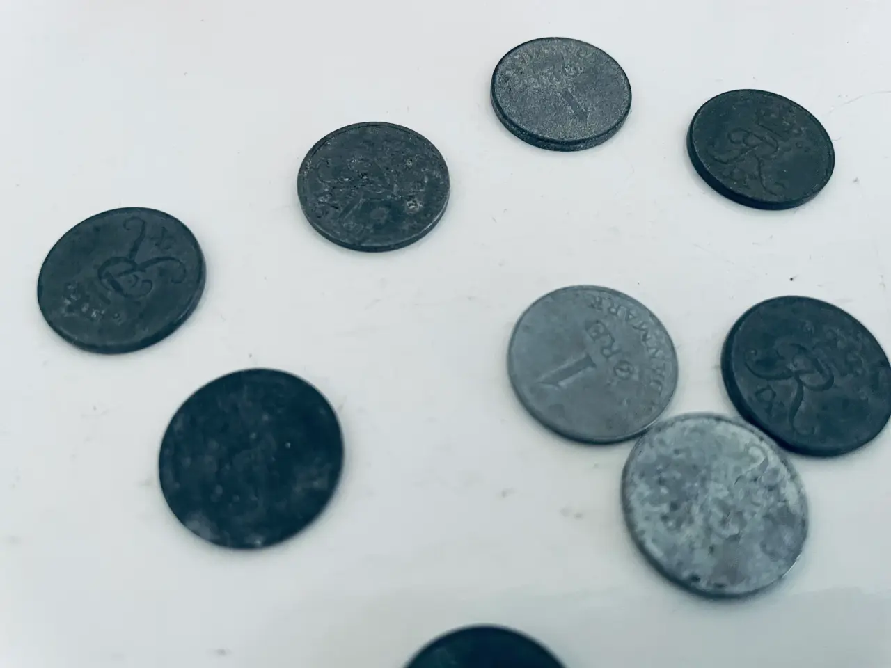 Billede 4 - Gamle danske 1 øre 