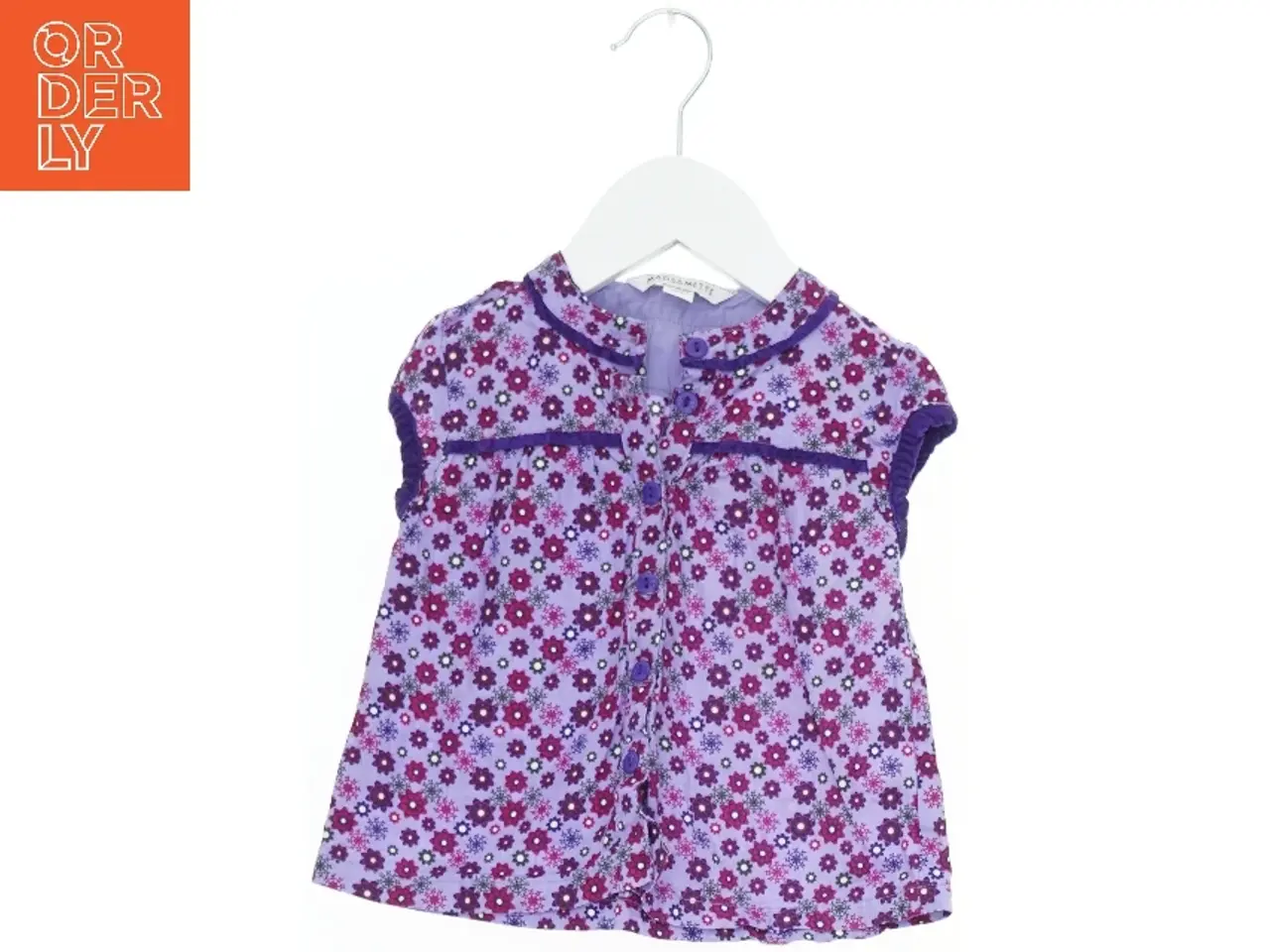 Billede 1 - Blomstret bluse til børn fra Mads & Mette (str. 68)