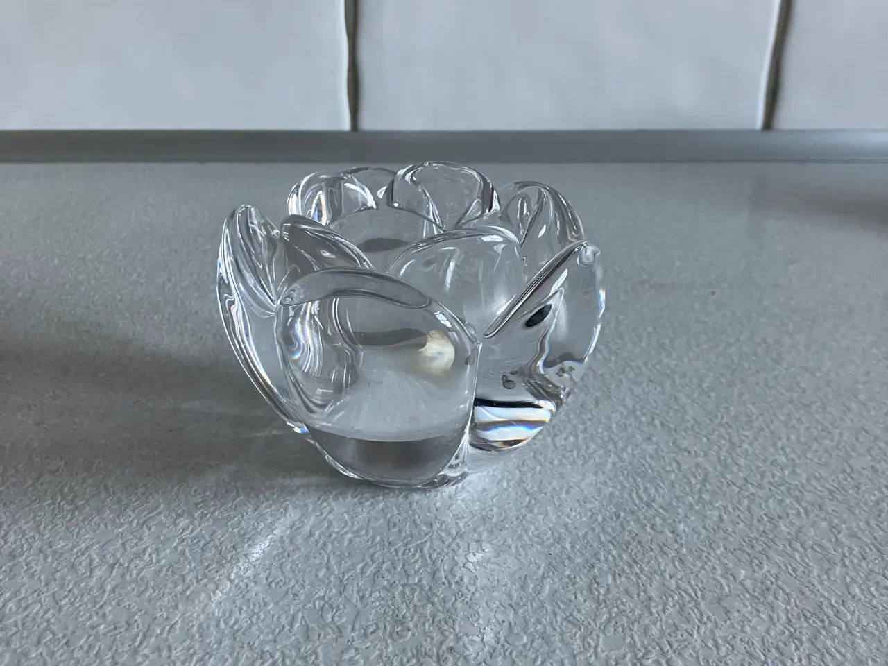 Billede 3 - Flot glas fyrfadsstage produceret af Holmegaard