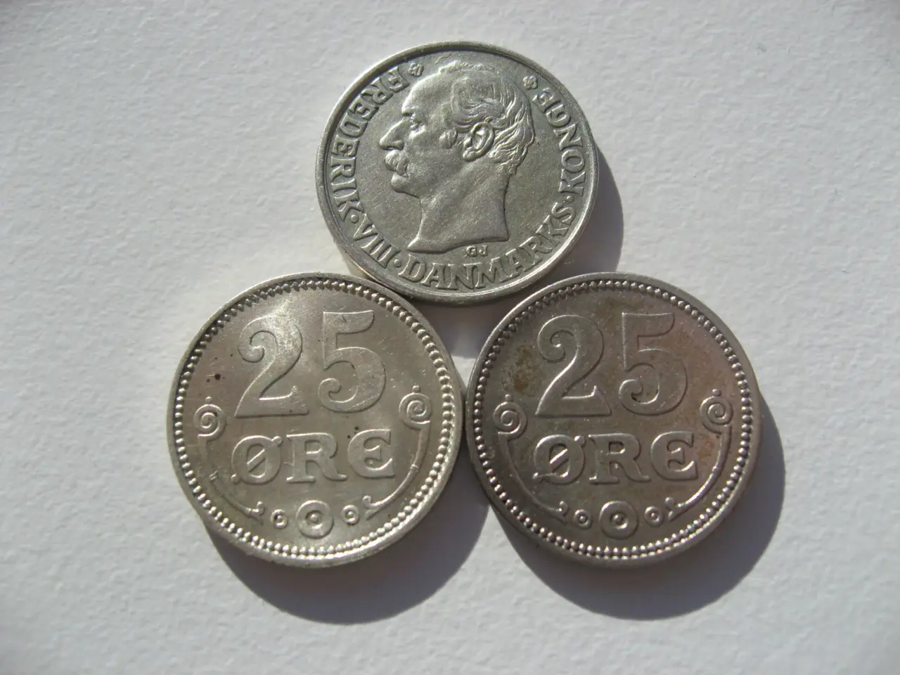 Billede 2 - Særdeles Flotte sølv 25 ører 1911,13,15.