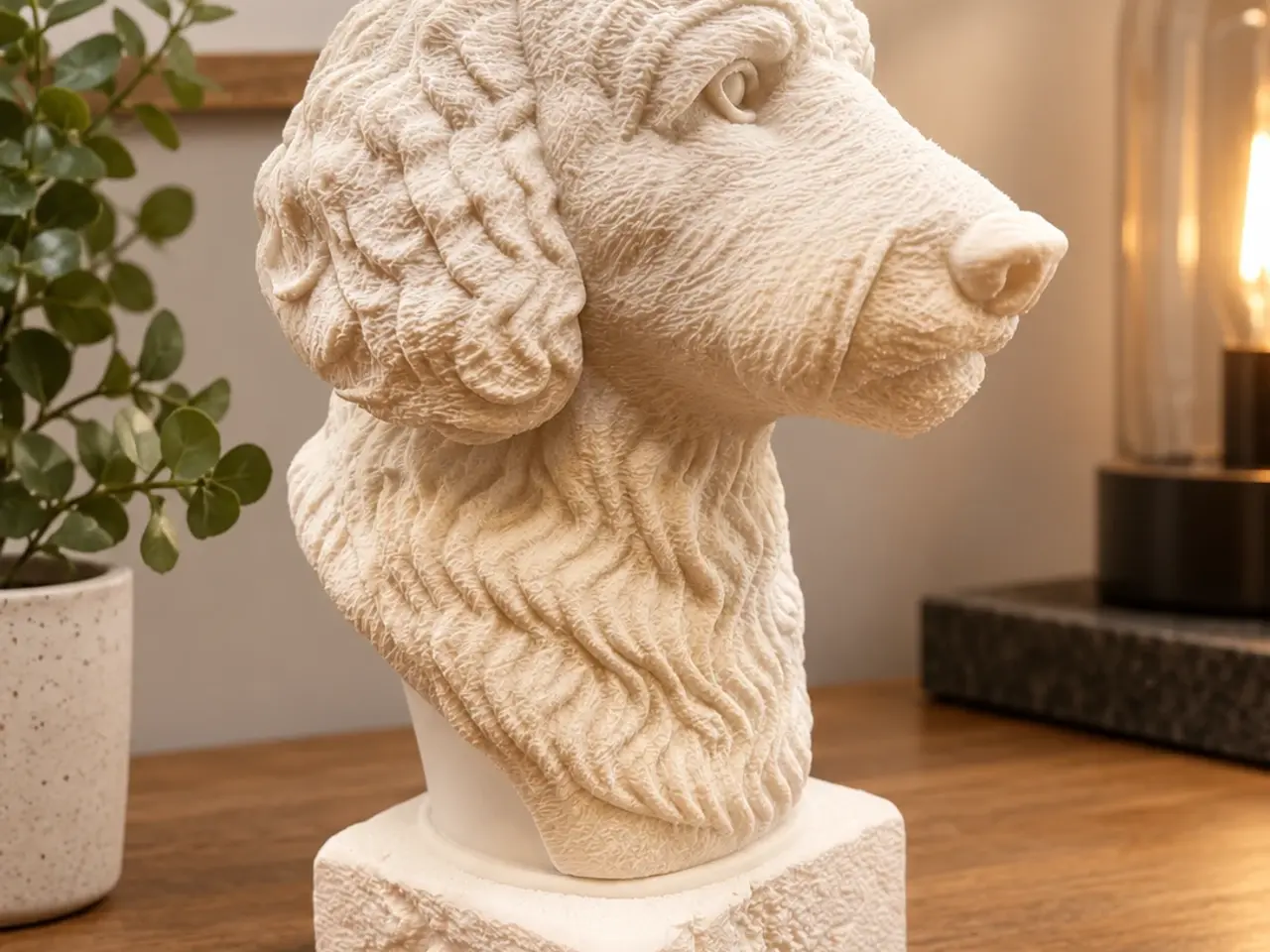 Billede 1 - Golden Doodle buste – 23 cm