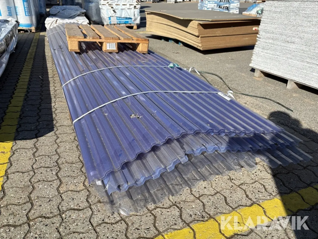 Billede 2 - Trapezplader Plastmo Eco - lite clear 13 styk