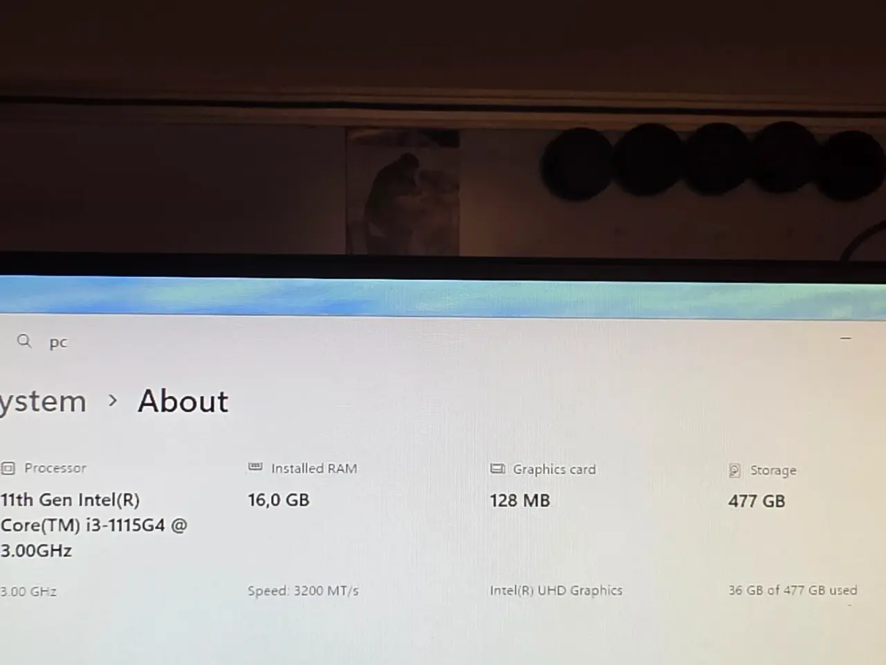 Billede 1 - Intel nuc11 i3, 16/512gb