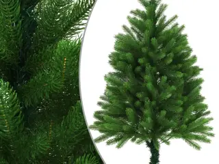 Kunstigt juletræ med naturtro nåle 120 cm grøn