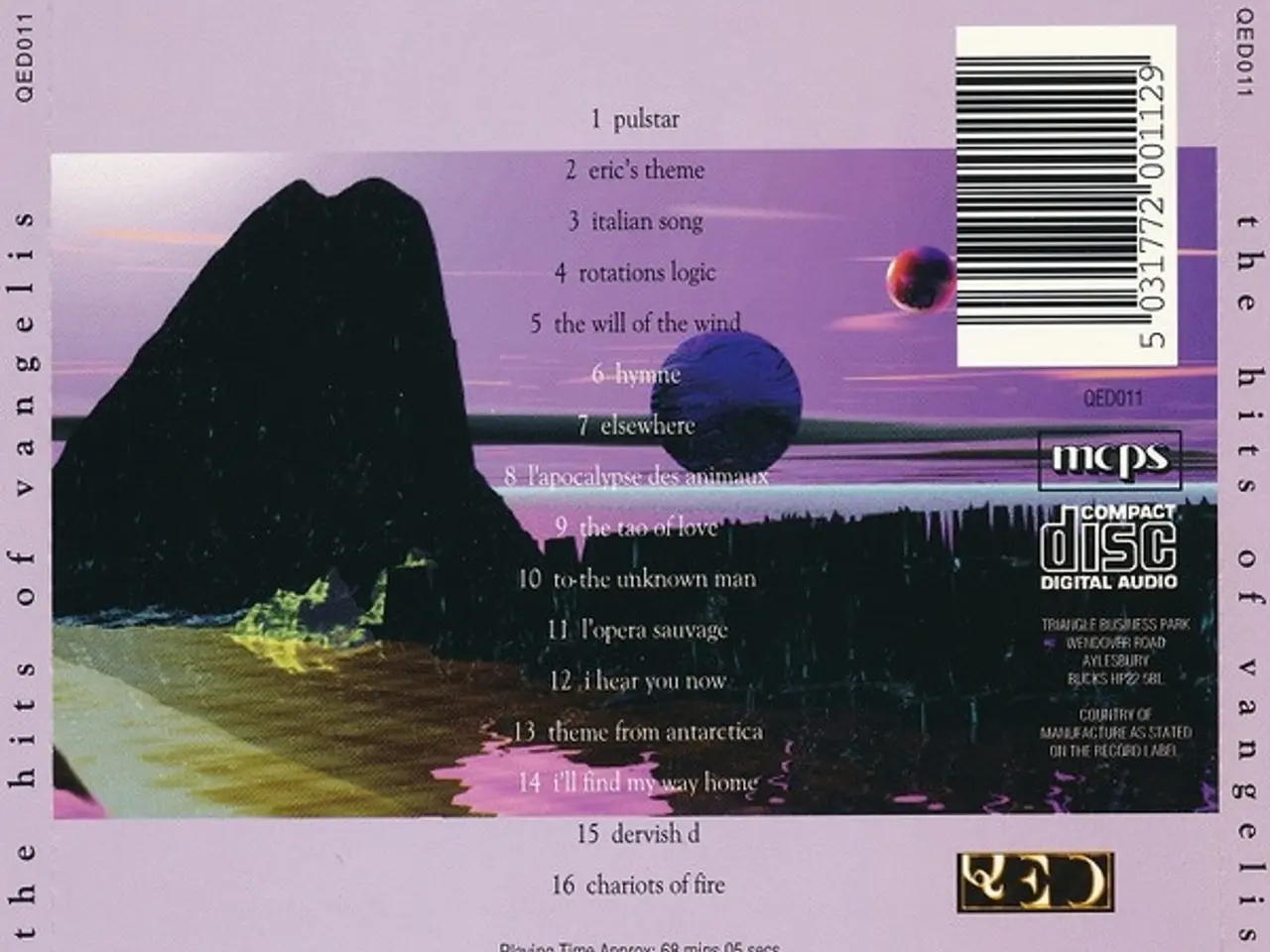 Billede 2 - Galactic Sounds… – The Hits Of Vangelis – CD