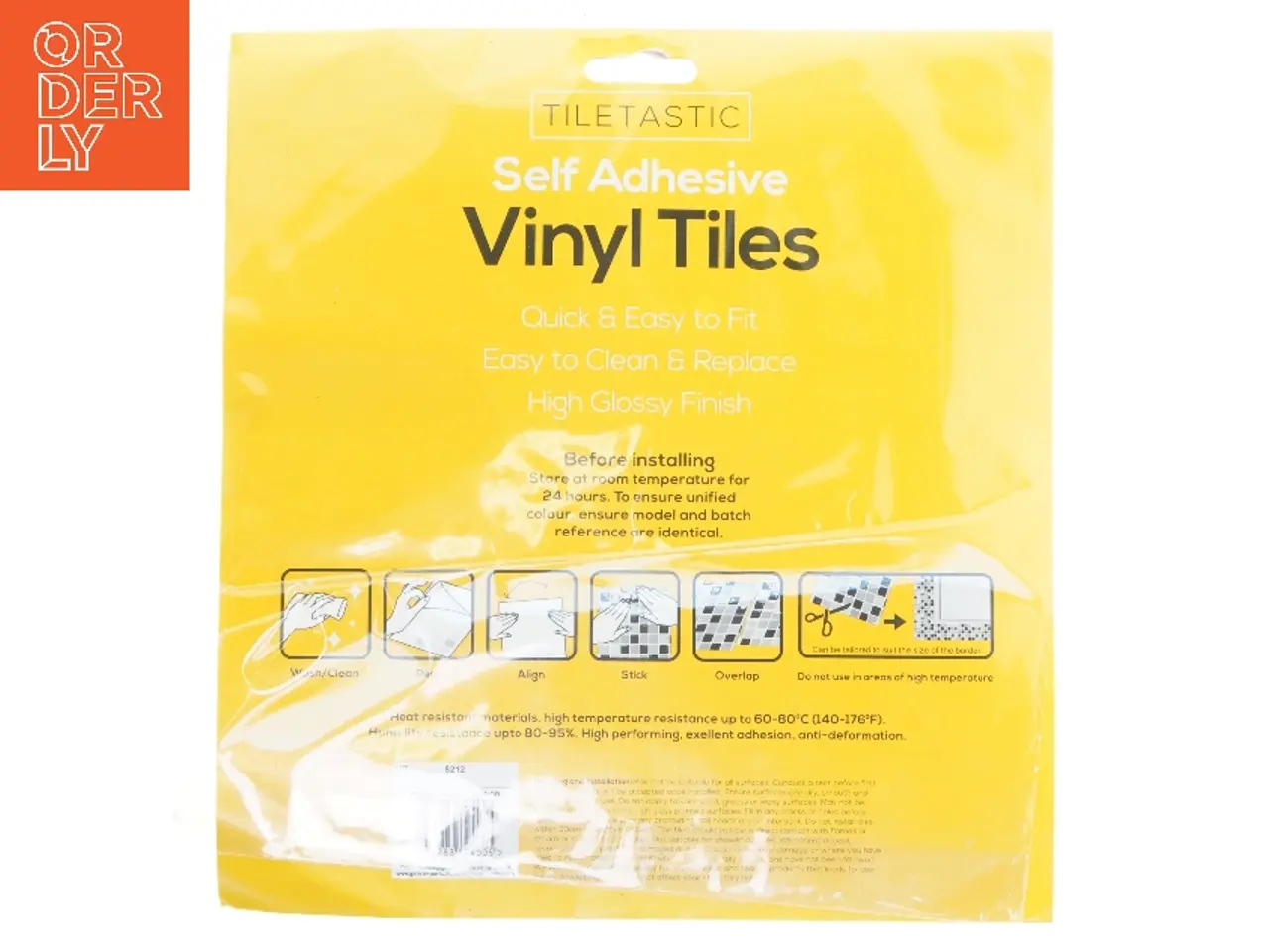 Billede 2 - Selvklæbende vinyl fliser fra Tiletastic (str. 26x28 cm)