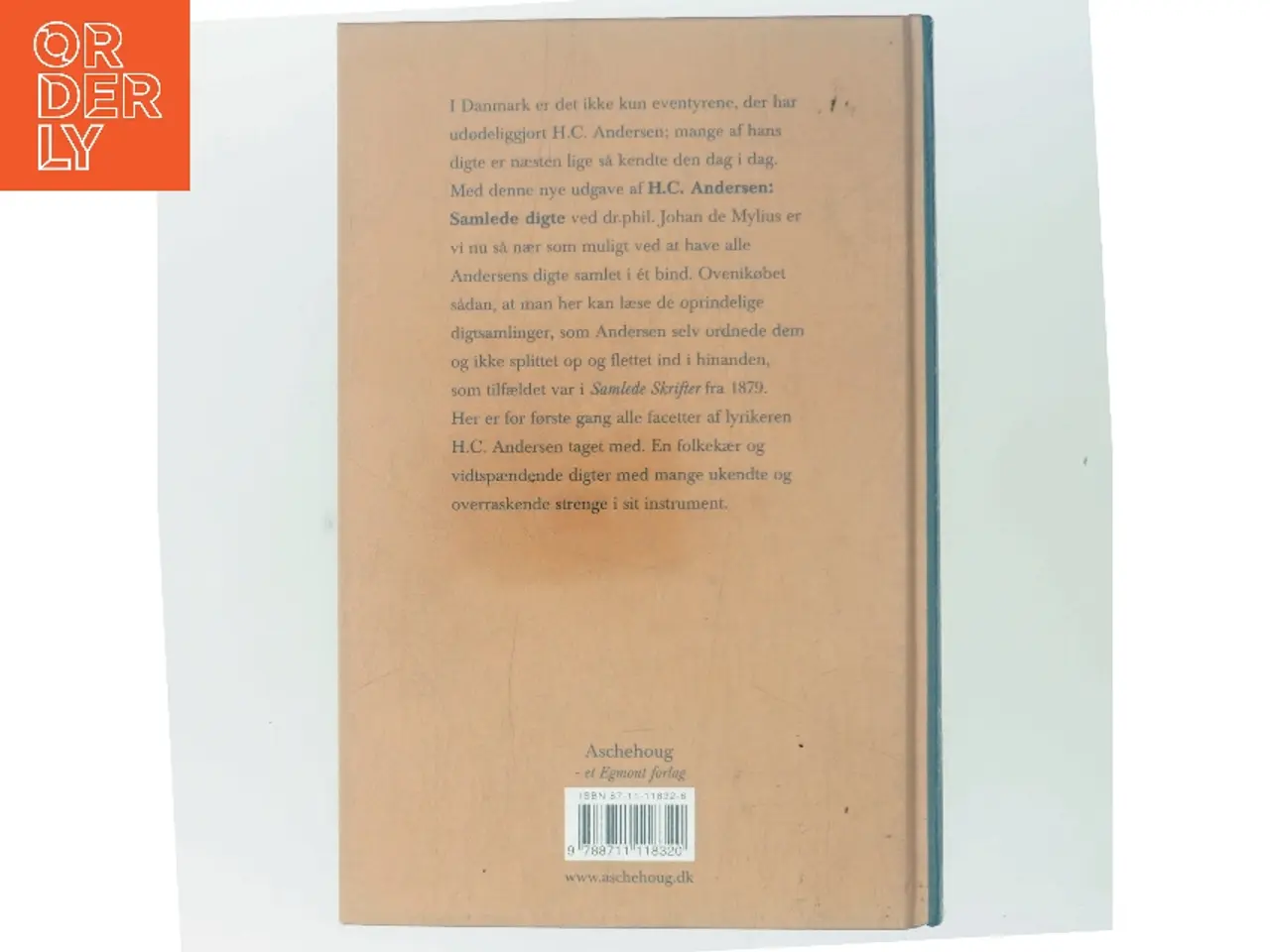 Billede 3 - Samlede digte af H. C. Andersen (f. 1805) (Bog)