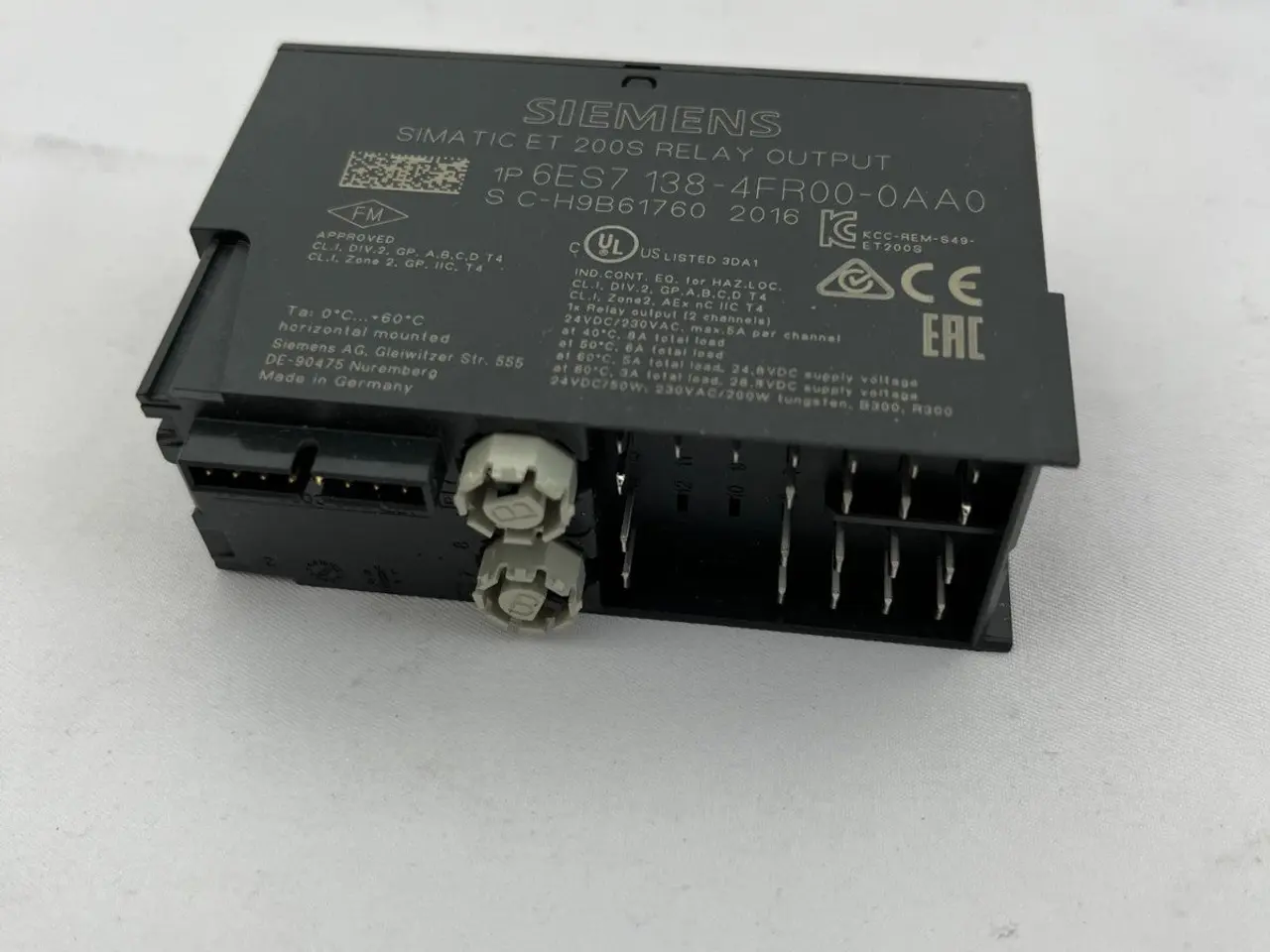 Billede 4 - Siemens SIMATIC 6ES7138-4FR00-0AA0 ET 200S relæ 5A