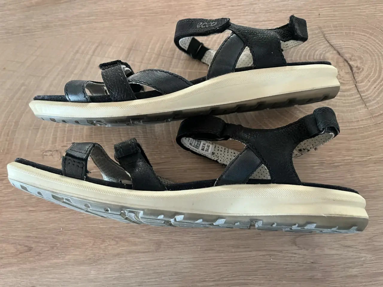 Billede 3 - Sorte Ecco sandaler