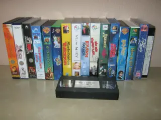 VHS-film - komedie, animation og familie
