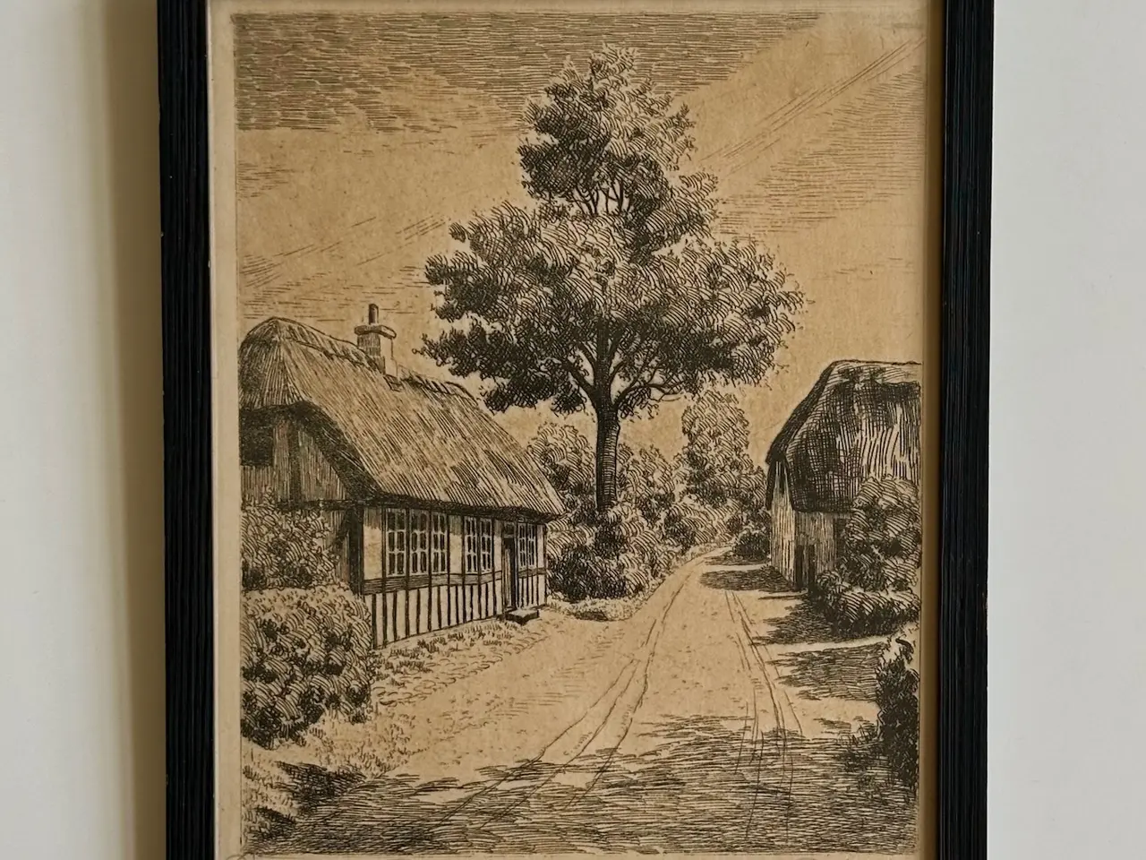 Billede 2 - Original radering, signeret
