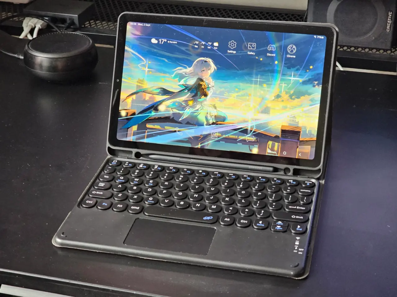 Billede 1 - S6 Lite m/ tastatur & cover