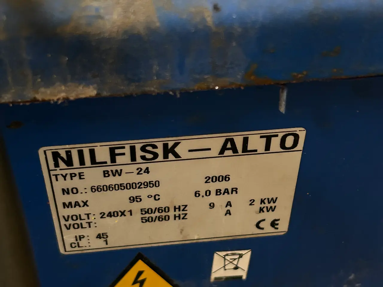 Billede 6 - Højtryksrenser NILFISK ALTO BW24