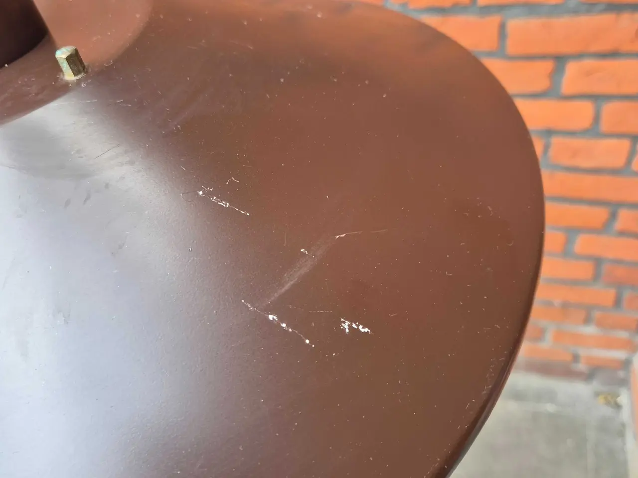 Billede 12 - Brun retrolampe fra danske Superlight 