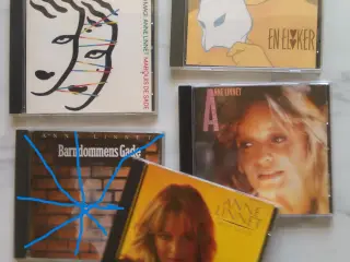 ANNE LINNET: 4 titler - Stk. 25 kr. - Alle 75 kr.