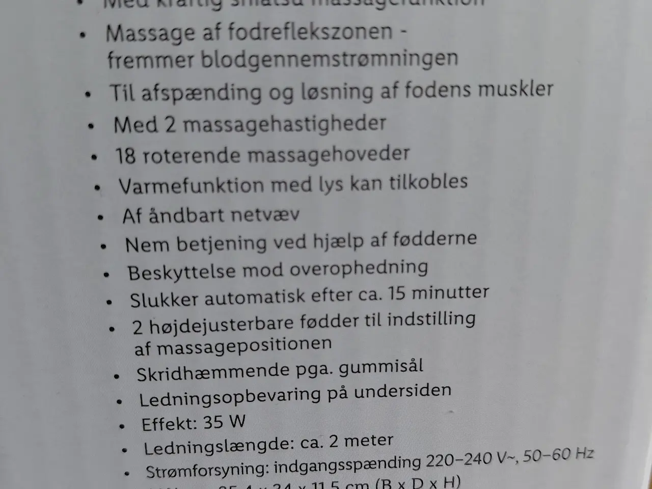 Billede 8 - Nyt fodmassage apparat med varme
