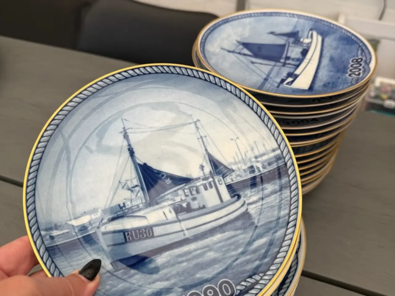 Billede 2 - Fiskeri erhvervs platter/kopper