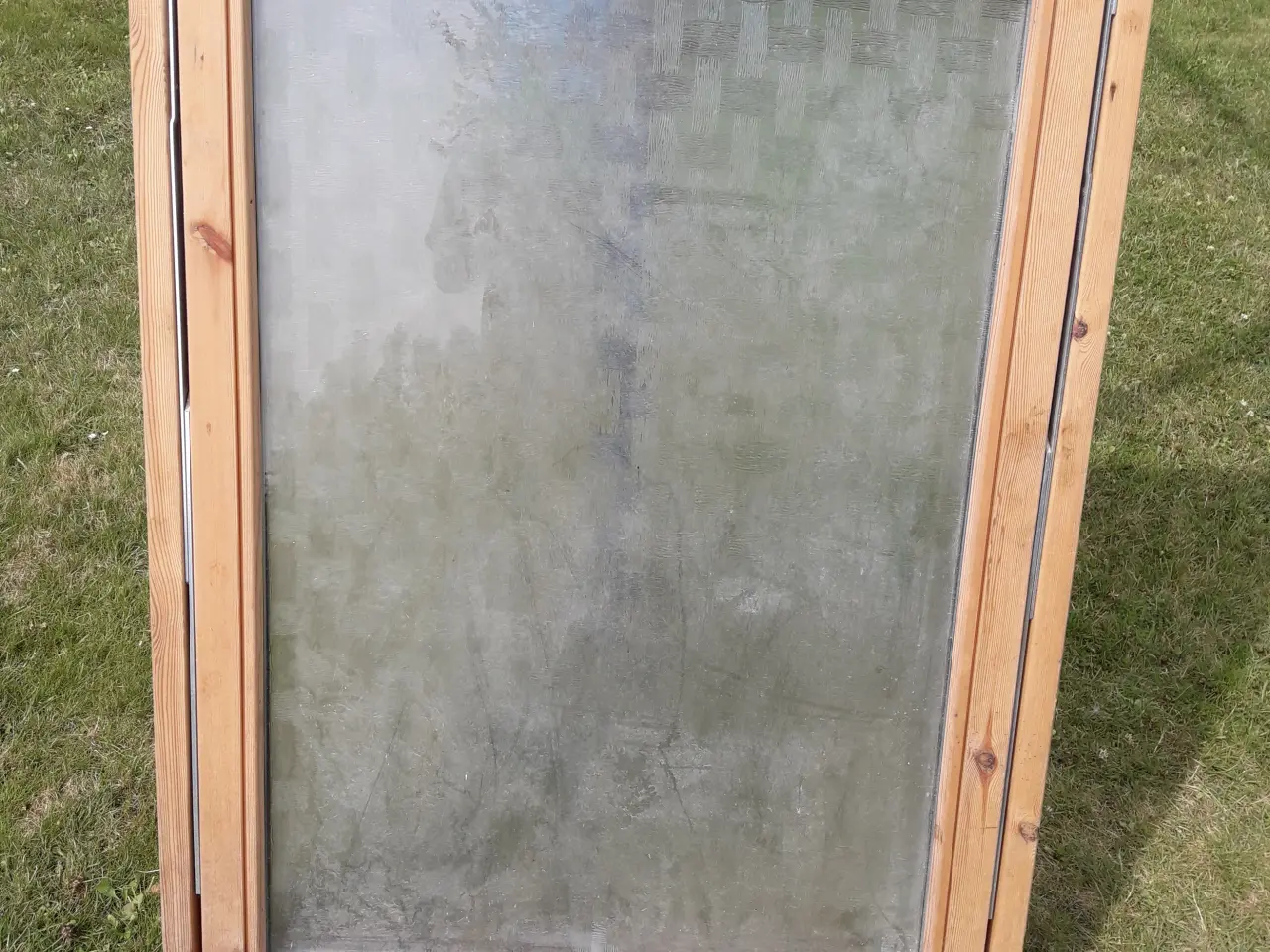 Billede 1 - Vindue til toilet 2 lags 12 x 80 x 110 cm