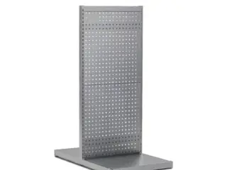 Fritstående butiksreol til hylder og kroge 140x60