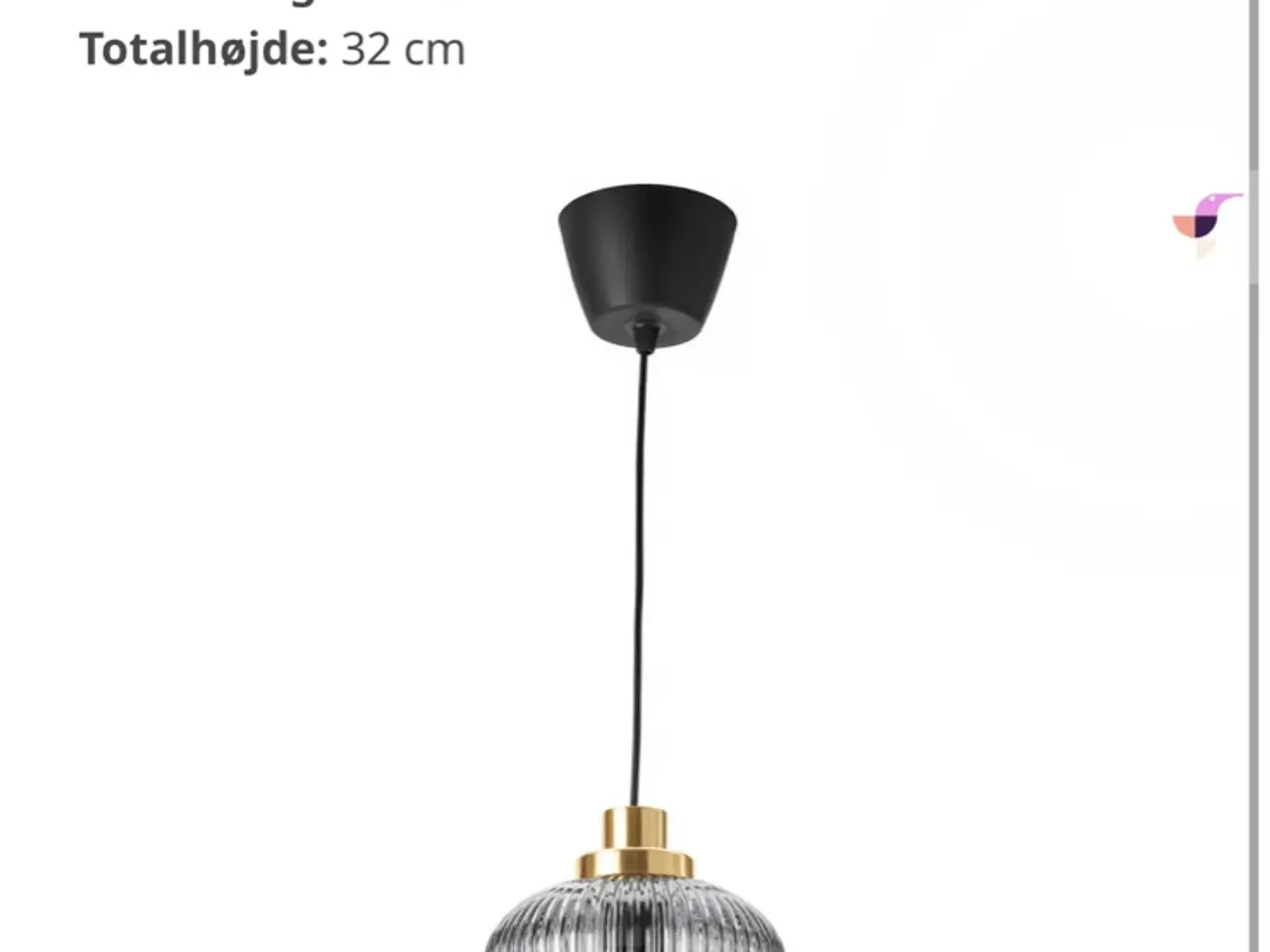 Billede 7 - 2 stk loftlamper mærket Solklint fra Ikea