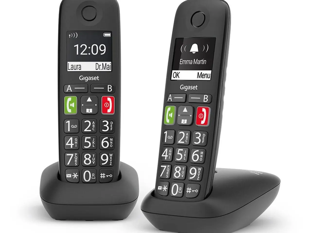 Billede 2 - Fastnettelefon med store taster Gigaset E290 Duo - sort