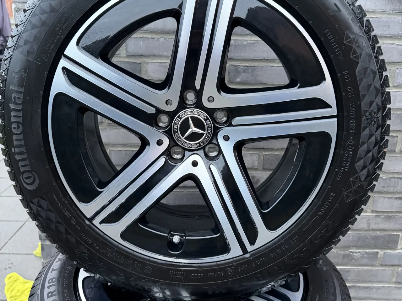Billede 2 - Mercedes vinterdæk original fælge tpms 18 E-C-EQC