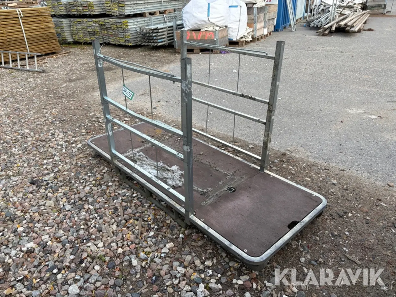 Billede 3 - Materialehåndteringsenhed med 4 aftagelige sidegitre