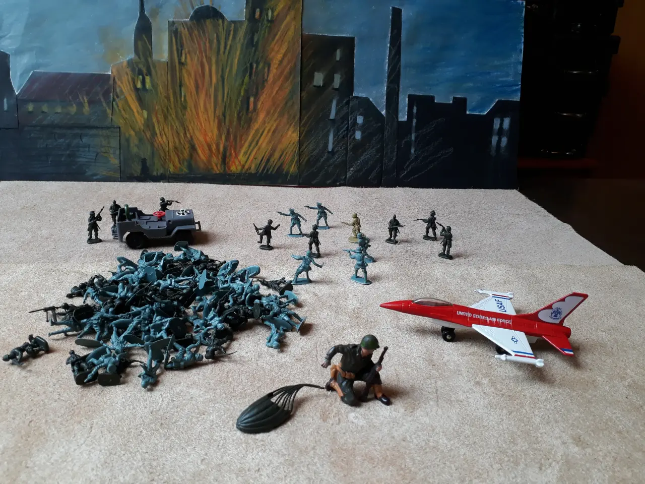 Billede 1 - Matchbox Air Force Fly og Soldater