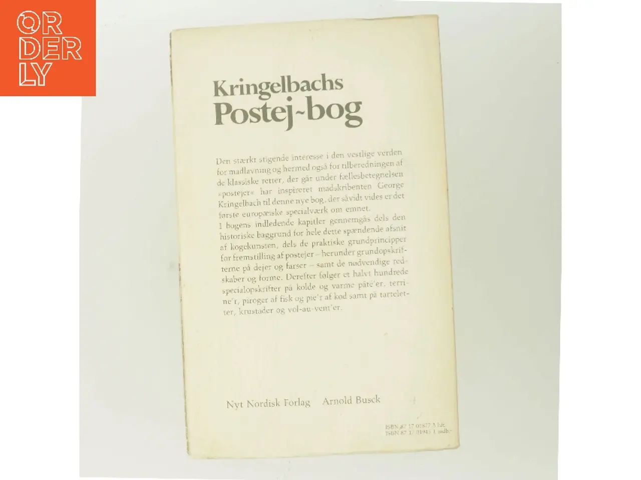 Billede 3 - Kringelbachs Postej-bog af George Kringelbach (Bog)