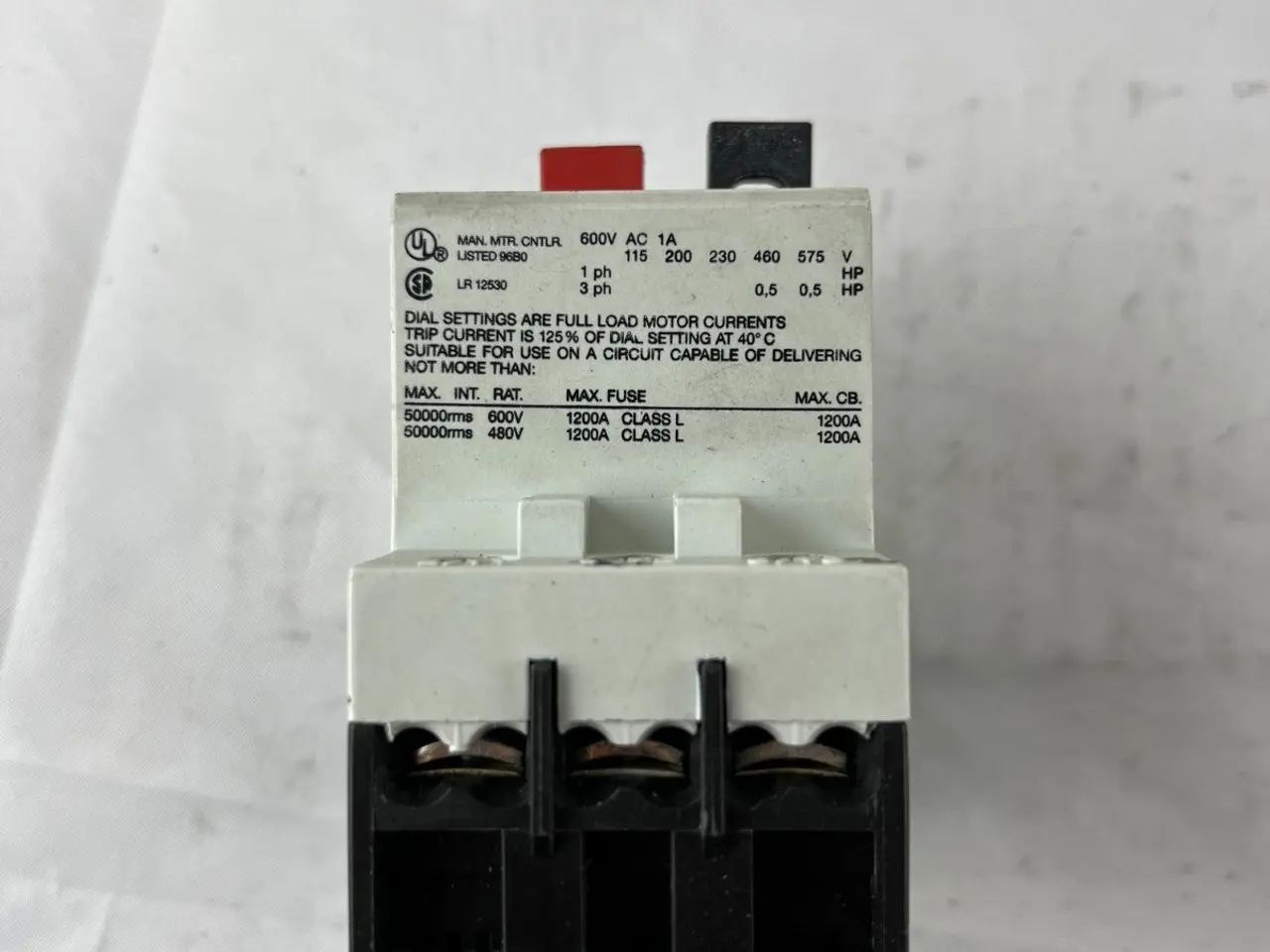 Billede 4 - GE SFKOE Motor Protection automatsikring 0.63–1A