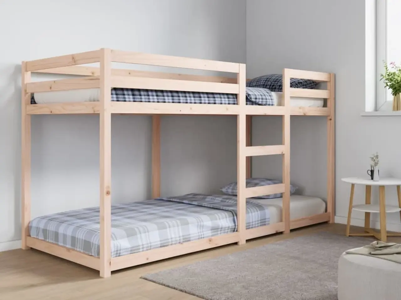 Billede 1 - Køjeseng 80 x 200 cm i massivt fyrretræ