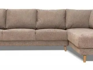 Savana XL hjørnesofa højrevendt i stof - Retrobliss 18 (brun-beige)