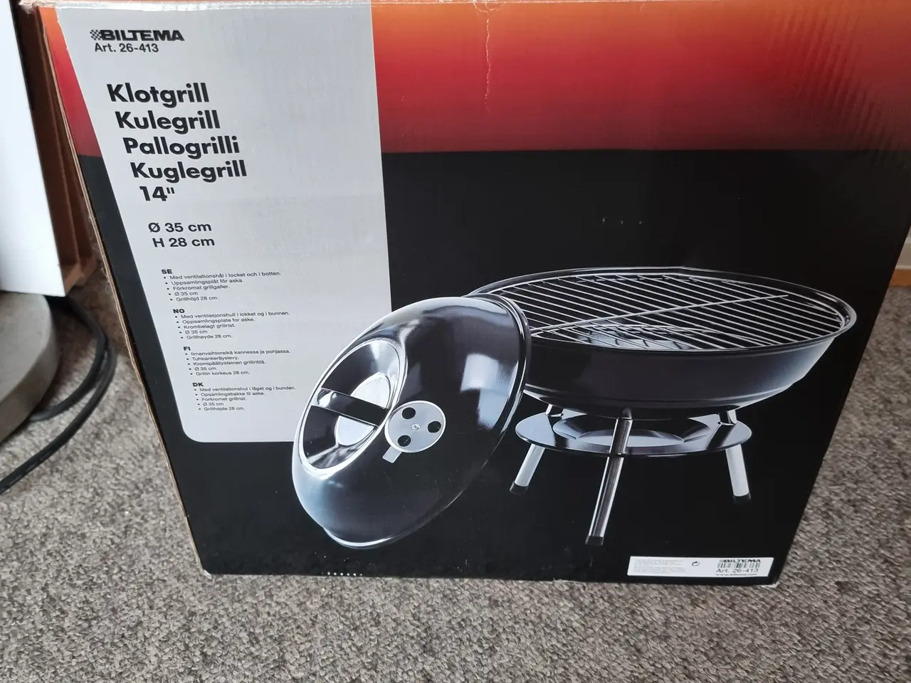 Billede 1 - Biltema grill