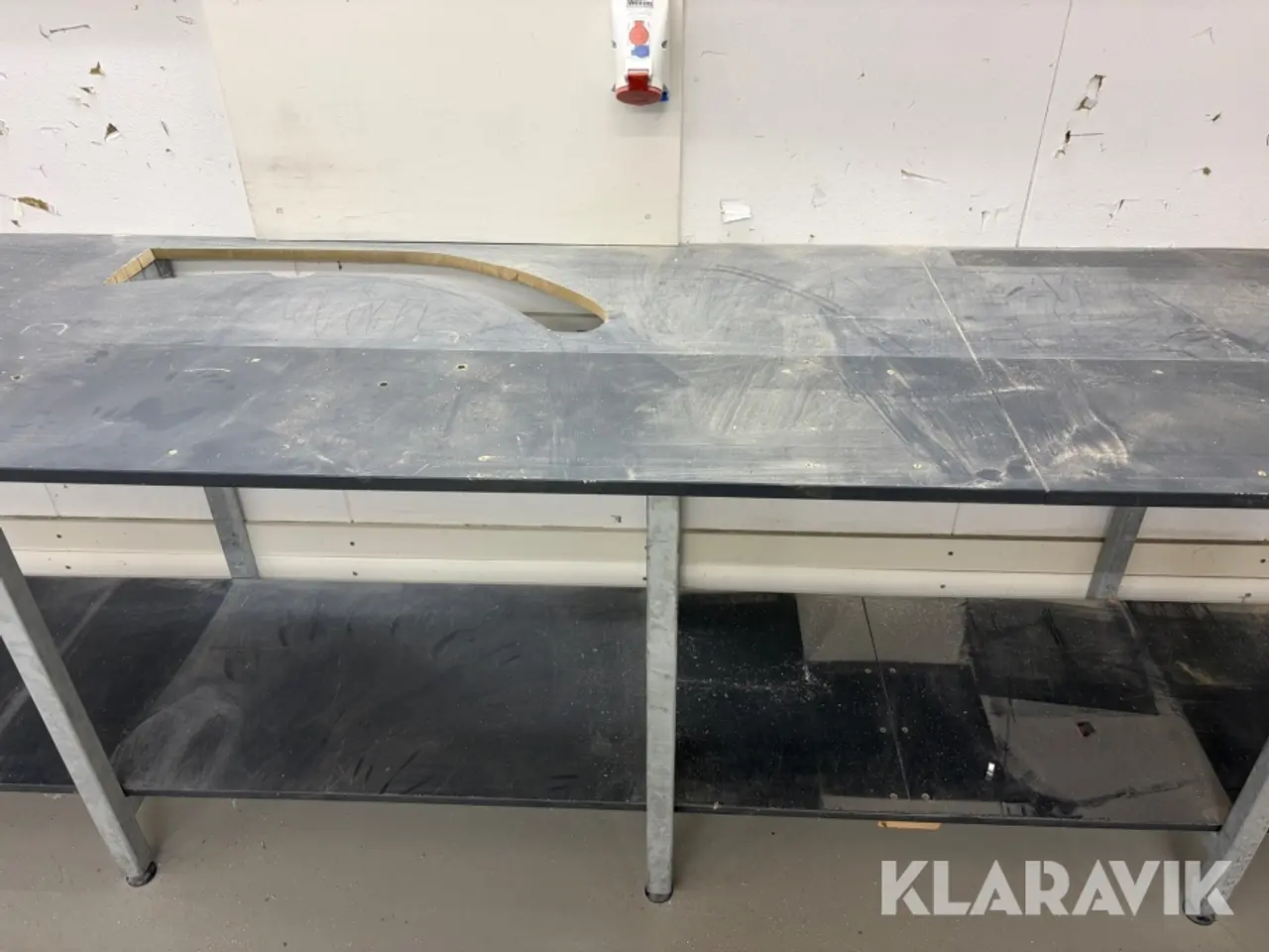 Billede 3 - Arbejdsbord med metalramme