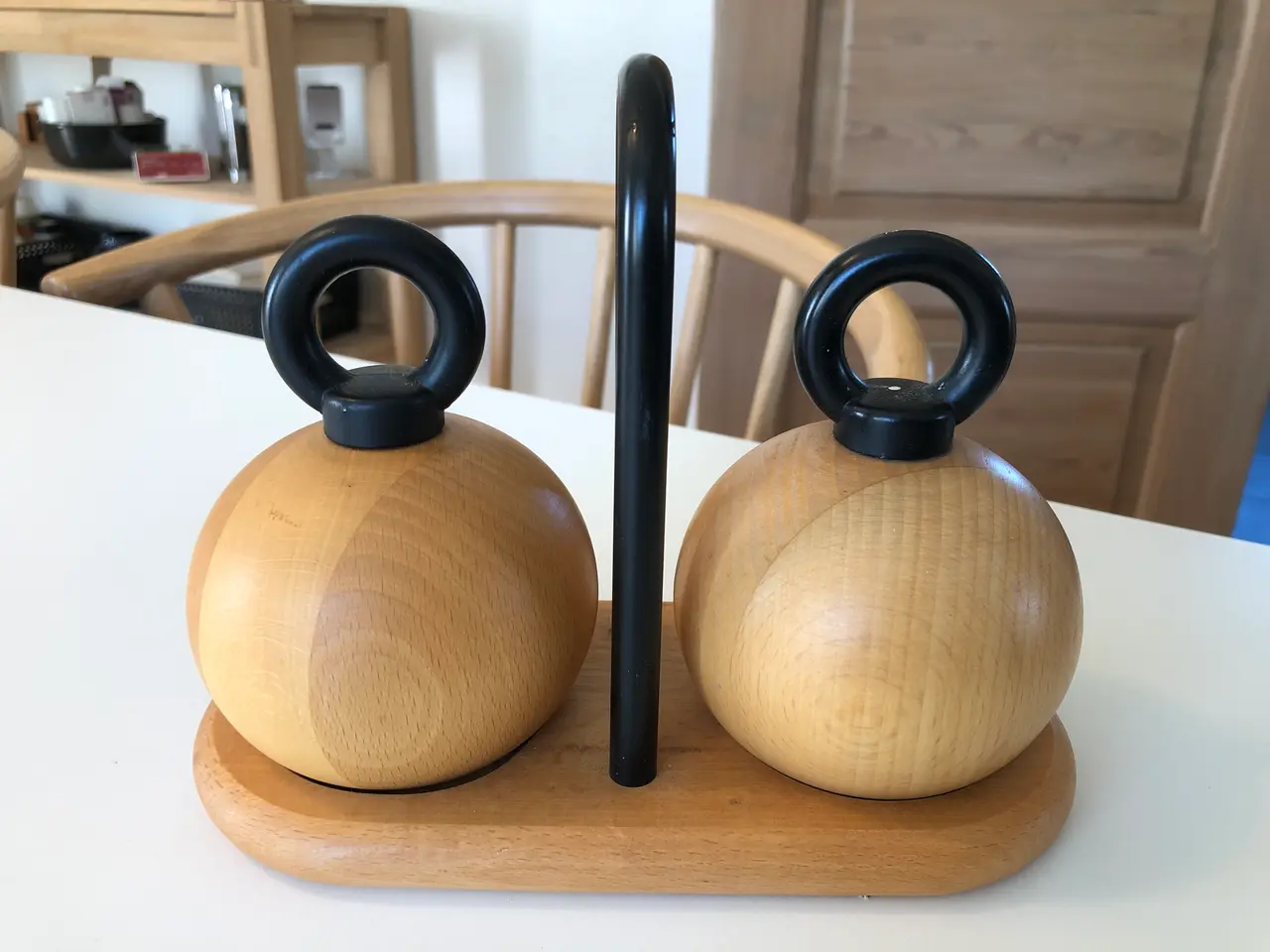 Billede 1 - Bodum salt og peber sæt med stand