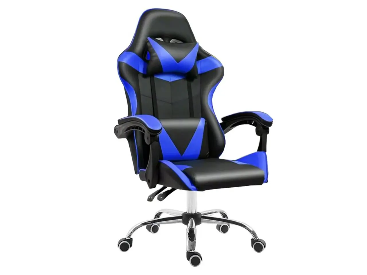 Billede 1 - Gamerstol blå/sort.