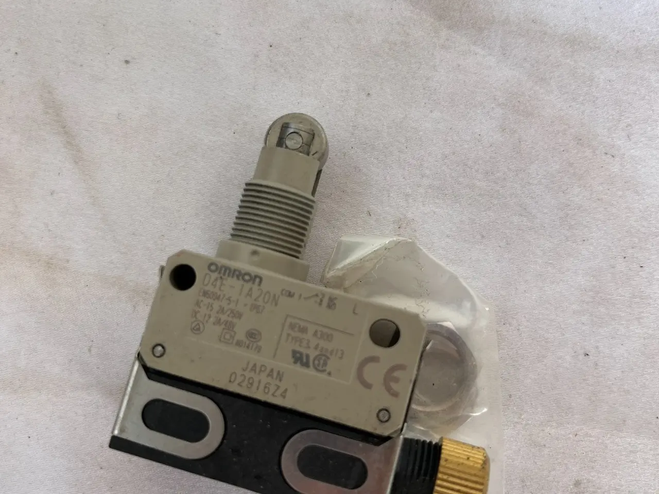 Billede 2 - Omron D4F-1A20N Compact endestopkontakt Roller