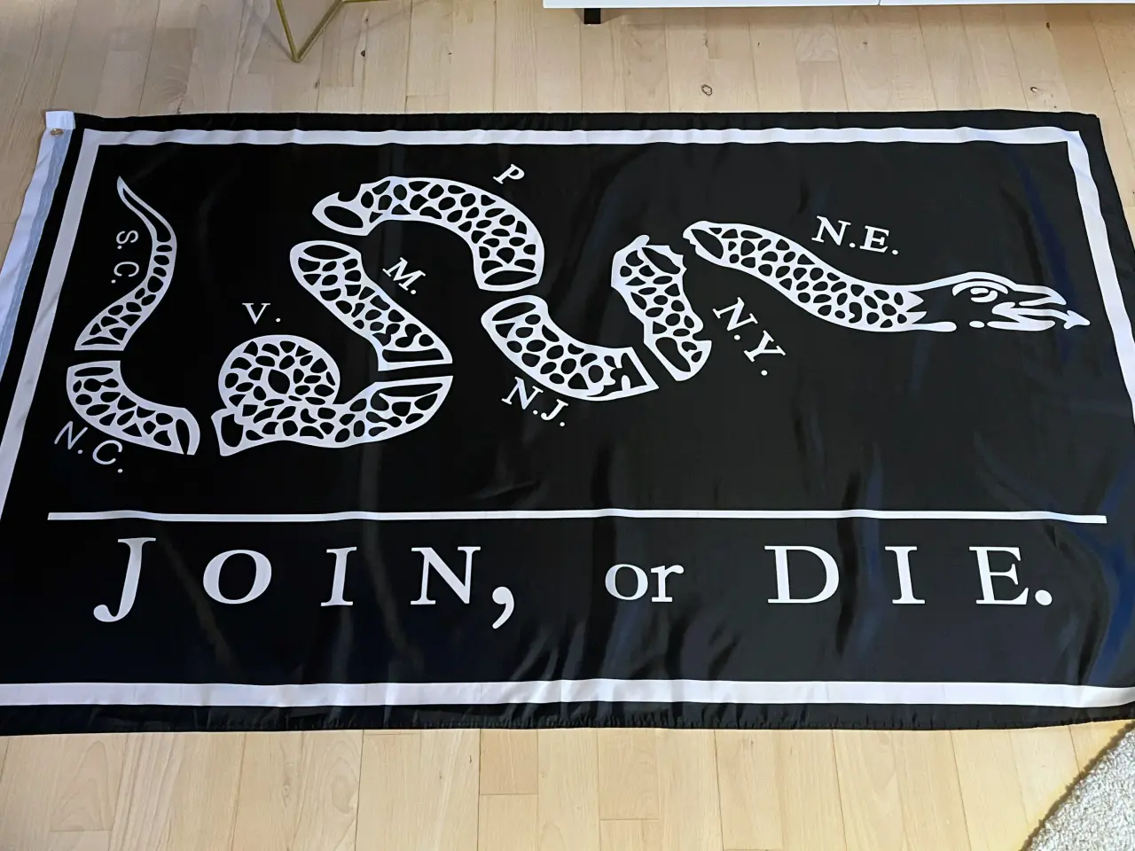 Billede 1 - Flag med Join, or die