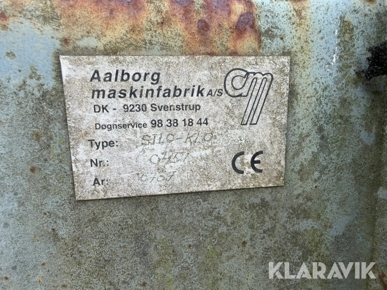 Billede 5 - Siloklo Aalborg Maskinfabrik 125cm - til Bobcat