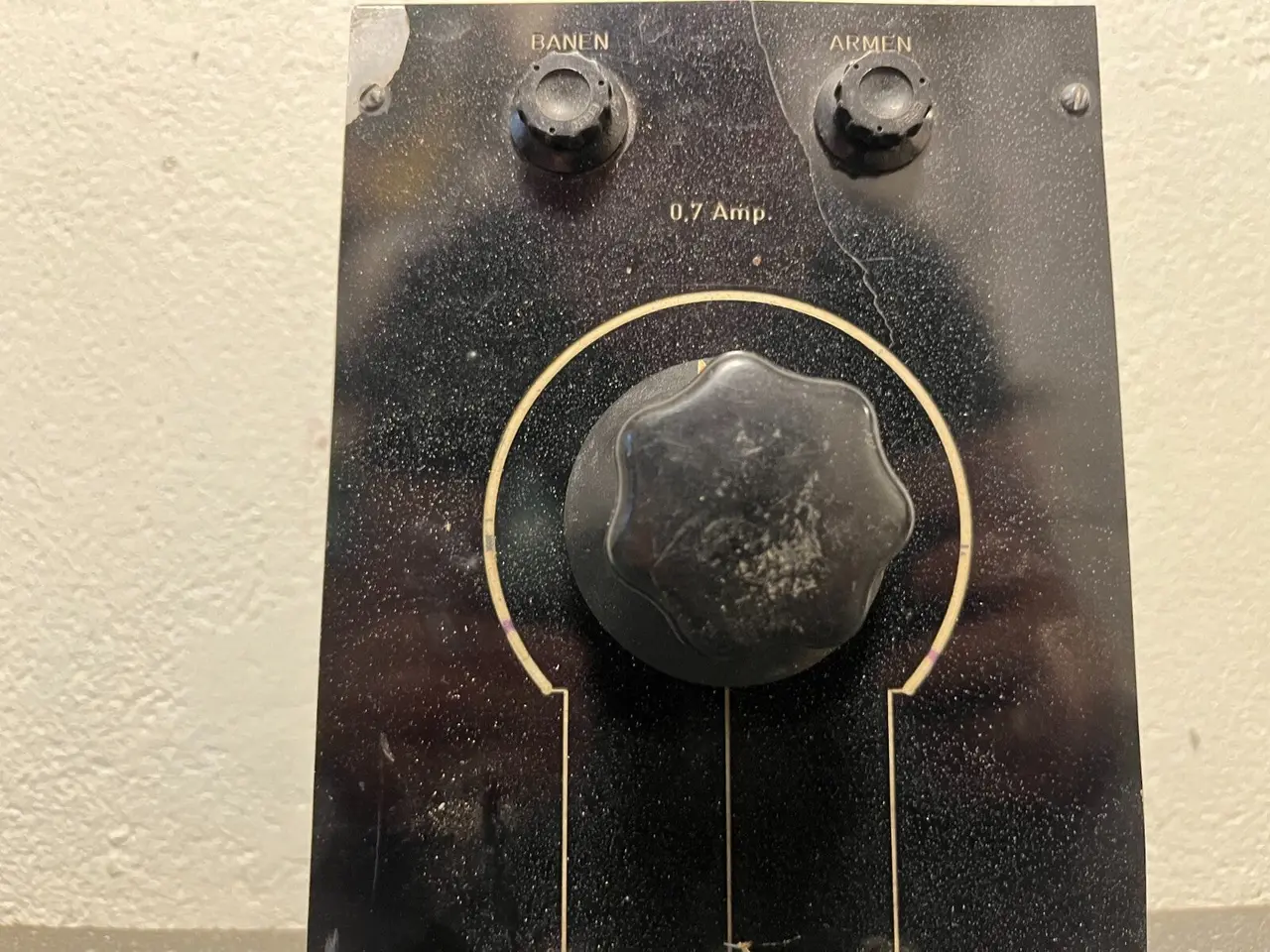 Billede 5 - Vintage Rotary Rheostat 0.7 Amp 500 Ohm 250W - -
