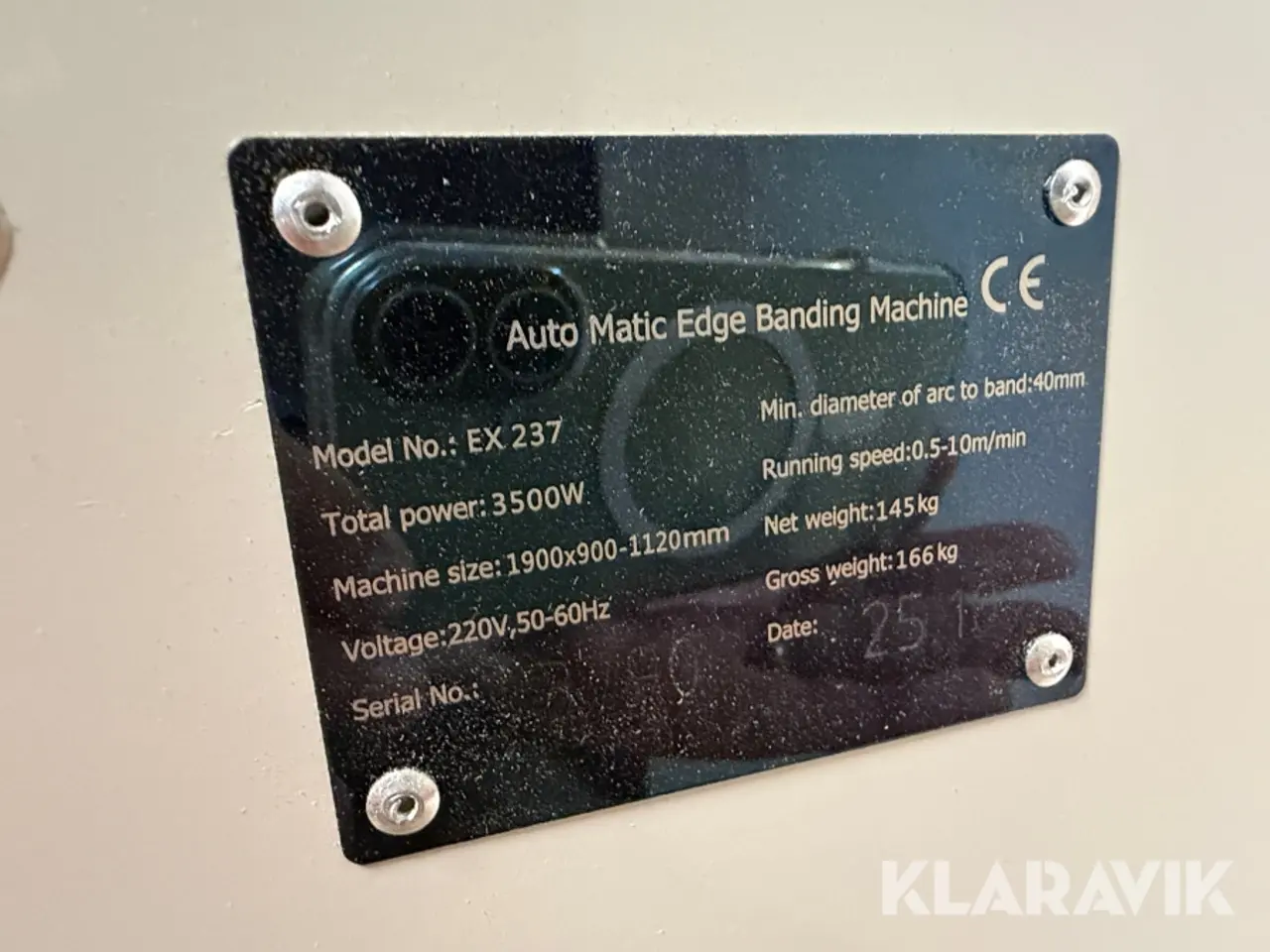 Billede 12 - Kantlimemaskine Jackbond EX237 Automatic Edge Banding Machine 1 Styk