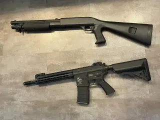 Airsoft gun flere forskellige