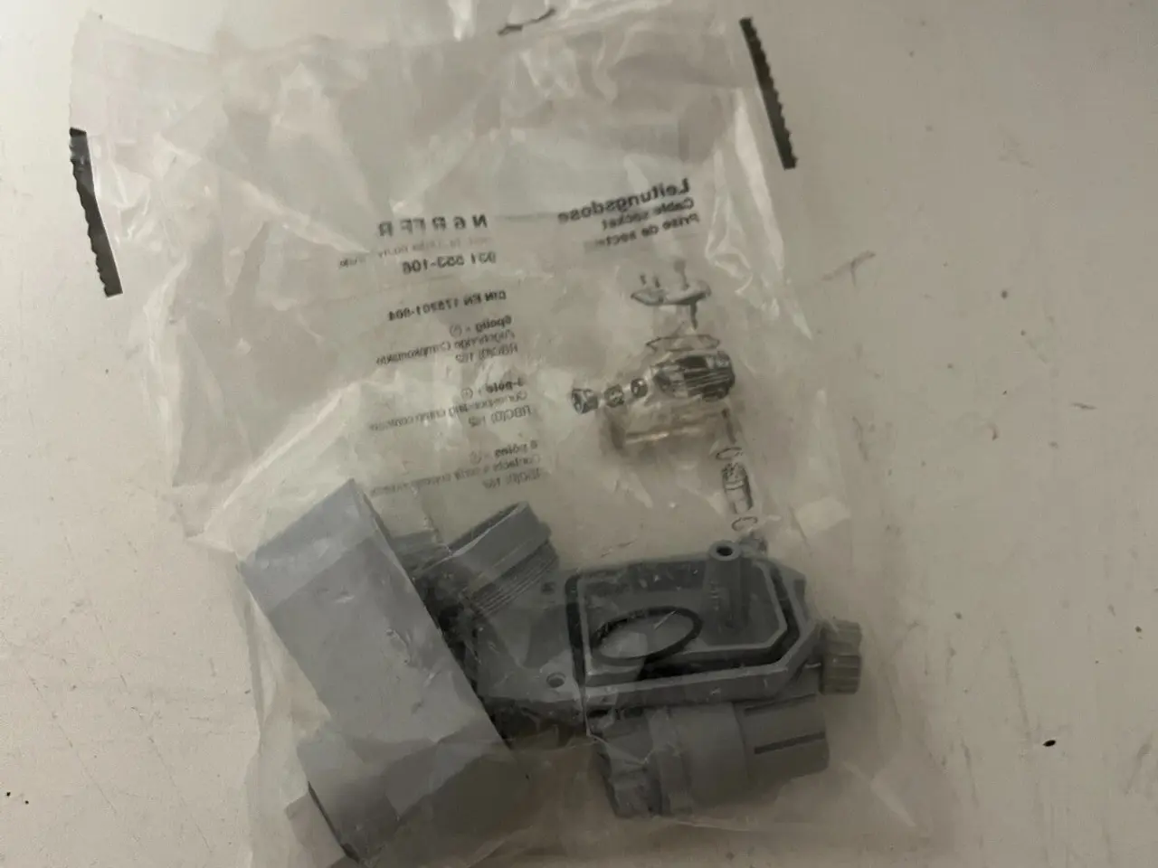 Billede 7 - Hirschmann N6RFFR kabel Socket 931553106 6-Pole